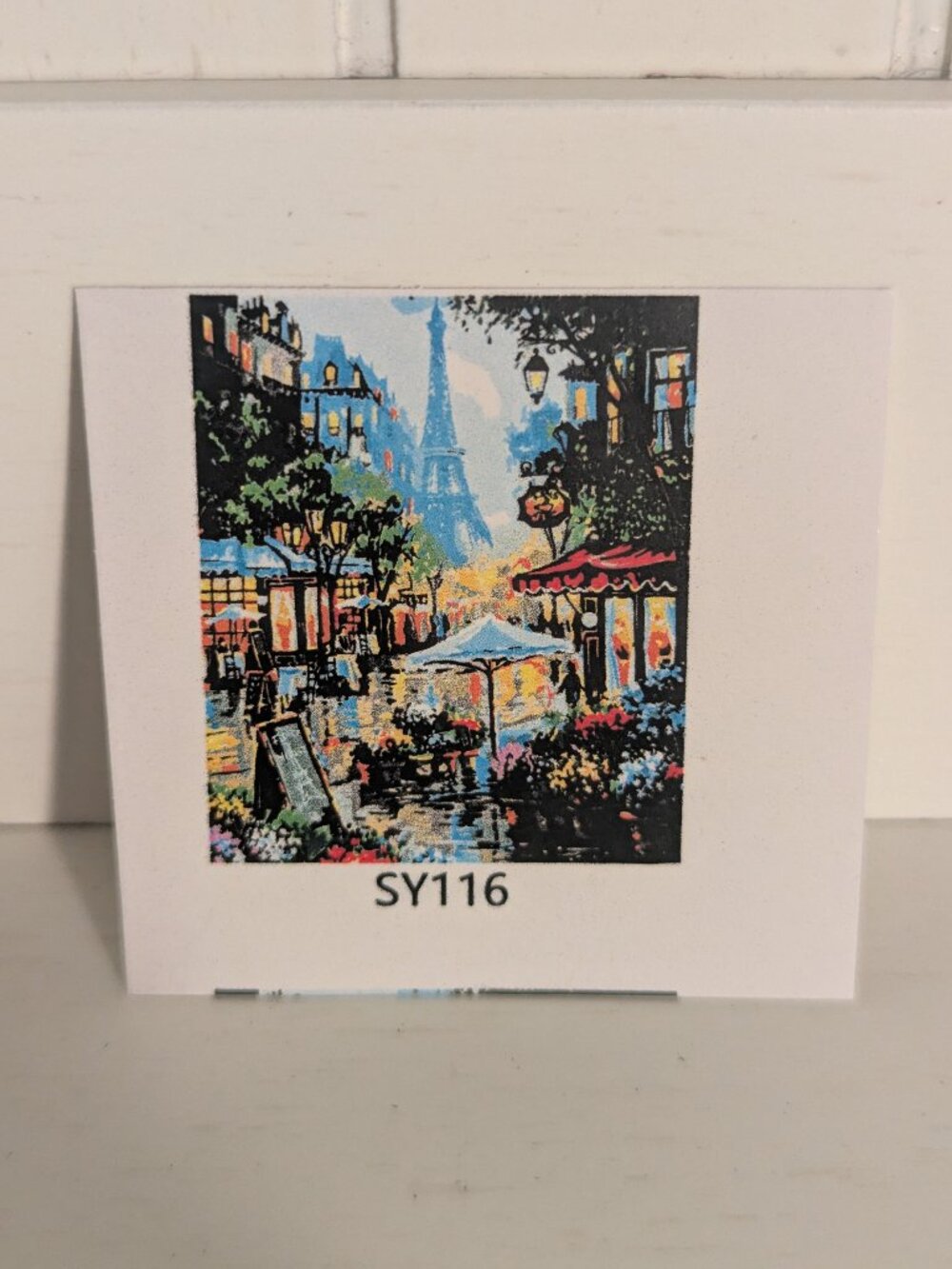 Paris paint by number 23 x 18.5 inches